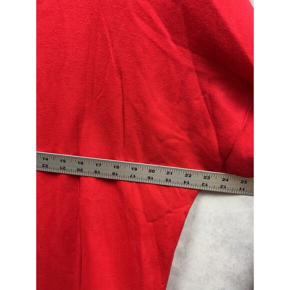 Vintage Linda Lori Women Floral Painted Red One Size Cardigan Sweater Rare - Picture 7 of 10